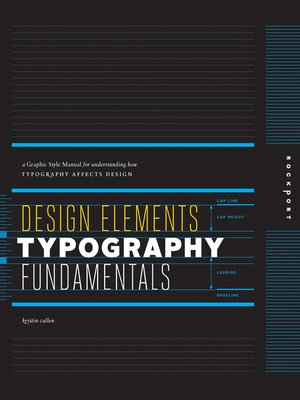 cover image of Design Elements, Typography Fundamentals